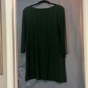 J Jill Wearever Collection forest green tunic. Size medium petite.